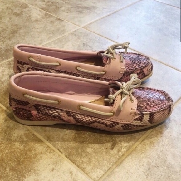 Sperry Top Sider snake print boat shoes lo… - Picture 2 of 8